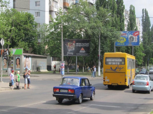 Щит 6x3,  ул.Гайдара-ул.Генерала Петрова 26 (в центр)